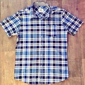 Men’s Blue Plaid Shirt Ecko Unltd.